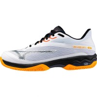 Mizuno Wave Exceed Light 2 Padel White Blue Orange Shoes