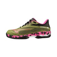 Tenis Mizuno Wave Exceed Light 2 Mulheres Fucsia Verde