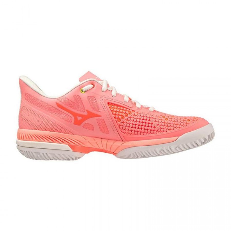 Tênis Mizuno Wave Exceed Tour 5 CC Coral Mulheres