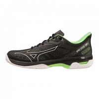 Mizuno Wave Exceed Tour 5 CC Chaussures Noir Vert