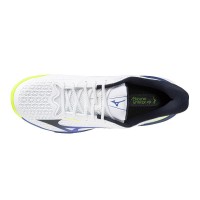 Mizuno Wave Exceed Tour 7 Clay White Blue Sneakers