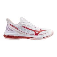 Mizuno Wave Exceed Tour 7 Clay White Red Baskets féminines