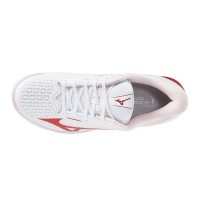 Mizuno Wave Exceed Tour 7 Clay White Red Baskets féminines