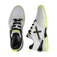 Zapatillas Munich Atomik 50 Gris Amarillo Fluor