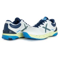 Baskets Munich Hydra 116 Blanc Bleu