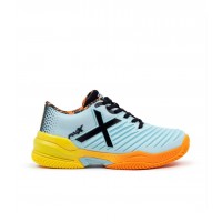 Munich Padx 58 Padel Sneakers Cinza Laranja Mulher