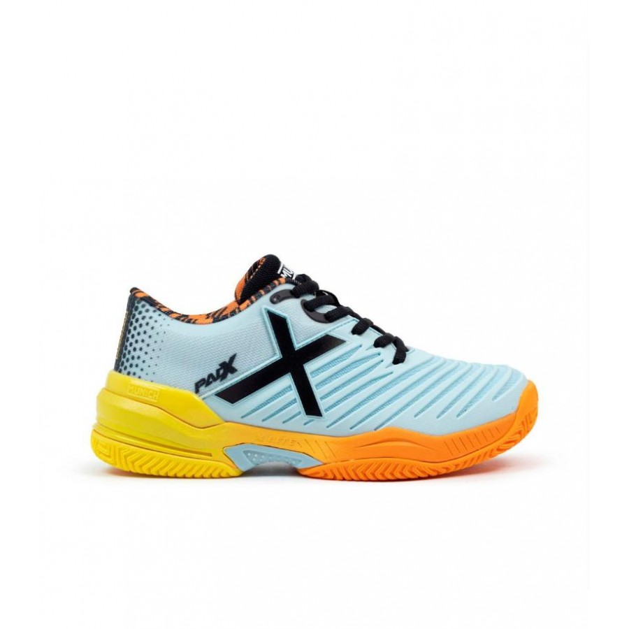 Munich Padx 58 Padel Sneakers Cinza Laranja Mulher