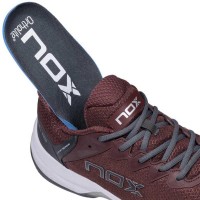 Nox ML10 Hexa Maroon Gunmetal Sapatos Cinza