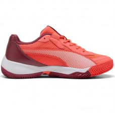 Zapatillas Puma Nova Court Rojo Burdeos Blanco Zapatillas Puma Nova Court Rojo Burdeos Blanco