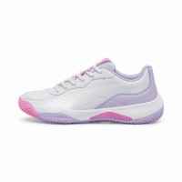 Scarpe Puma Nova Smash Grigio Bianco Viola Donna