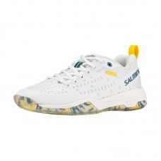Salming Rebel Sneakers White Blue Yellow Salming Rebel Sneakers White Blue Yellow