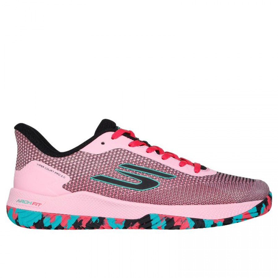 Zapatillas Skechers Viper Court Pro 2.0 Rosa