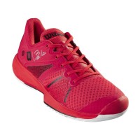 Wilson Bela Pro Red Poppy Sneakers Blanc Noir