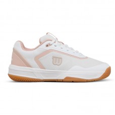 Zapatillas Wilson Courtglide Blanco Rosa Mujer
