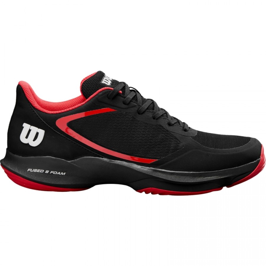 Tênis Wilson Hurakn Lite Preto Vermelho Branco