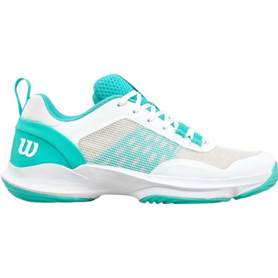 Wilson Hurakn Pro V2 Bianco Turchese Sneakers Donna