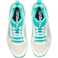 Wilson Hurakn Pro V2 Bianco Turchese Sneakers Donna