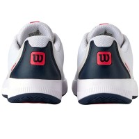 Baskets Femme Wilson Intrigue Lite Blanc Bleu Marine