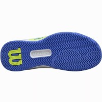 Wilson Intrigue Pro Blanc Bleu Baskets Femme