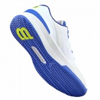Wilson Intrigue Pro Blanc Bleu Baskets Femme