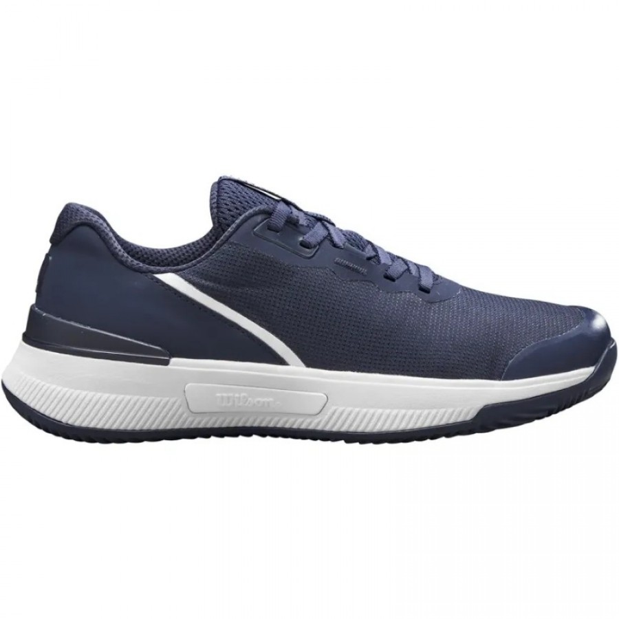 Wilson Intrigue Pro CLAY Bleu Marine Blanc Baskets Femme