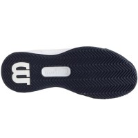 Wilson Intrigue Pro CLAY Bleu Marine Blanc Baskets Femme