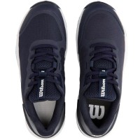 Wilson Intrigue Pro CLAY Bleu Marine Blanc Baskets Femme