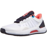 Baskets Femme Wilson Intrigue Tour TERRE BATTUE Blanc Bleu Marine