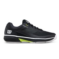 Zapatillas Wilson Rush Lite 5 Clay Negro Blanco