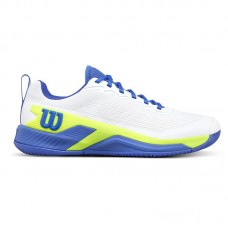 Zapatillas Wilson Rush Pro 4.5 Blanco Azul Amparo Zapatillas Wilson Rush Pro 4.5 Blanco Azul Amparo