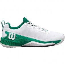 Zapatillas Wilson Rush Pro 4.5 Clay Blanco Verde Negro Zapatillas Wilson Rush Pro 4.5 Clay Blanco Verde Negro