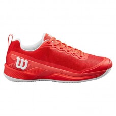 Zapatillas Wilson Rush Pro 4.5 Clay Rojo Blanco Zapatillas Wilson Rush Pro 4.5 Clay Rojo Blanco