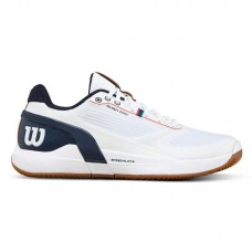 Wilson Rush Pro 5 Clay White Navy Blue Sneakers