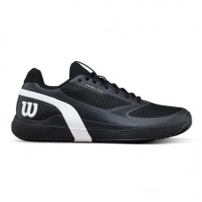 Zapatillas Wilson Rush Pro 5 Clay Negro Blanco