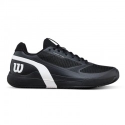 Wilson Rush Pro 5 Clay Black White Sneakers