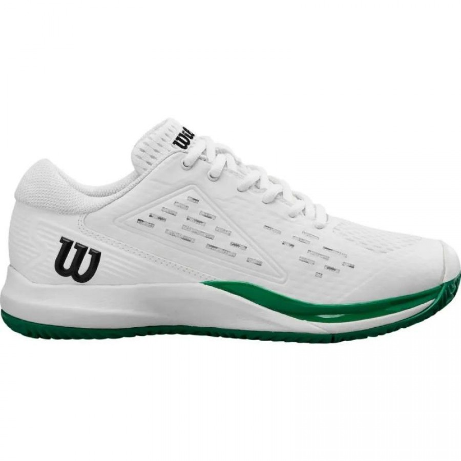 Wilson Rush Pro Ace White Green Junior Sneakers