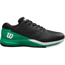 Zapatillas Wilson Rush Pro Ace Clay Negro Verde Blanco Zapatillas Wilson Rush Pro Ace Clay Negro Verde Blanco