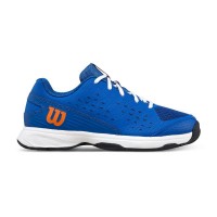 Scarpe Junior blu Arancione Wilson Rush Pro L