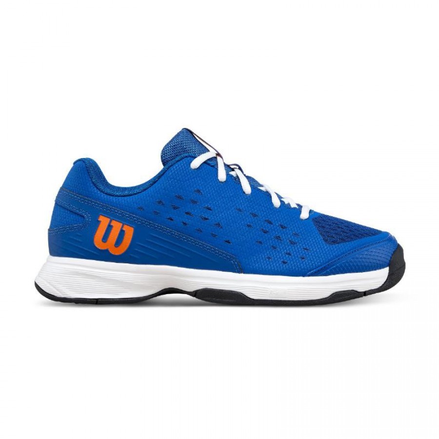 Scarpe Junior blu Arancione Wilson Rush Pro L