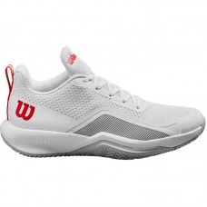 Zapatillas Wilson Rush Pro Lite Blanco Azul Perla Rojo Mujer