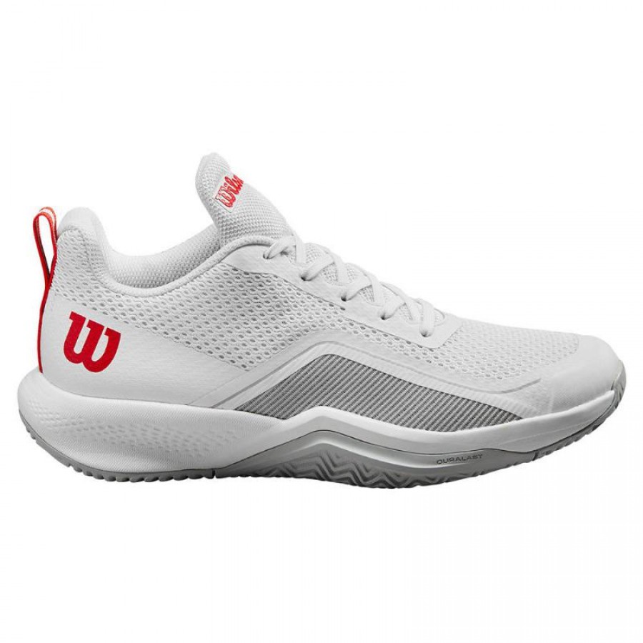 Wilson Rush Pro Lite Branco Perola Sapatos Azuis