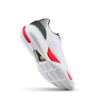 Wilson Rush Tour 5 Clay White Black Red Sneakers